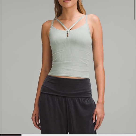 lululemon athletica Tops - lululemon athletica Light Green Crop Top